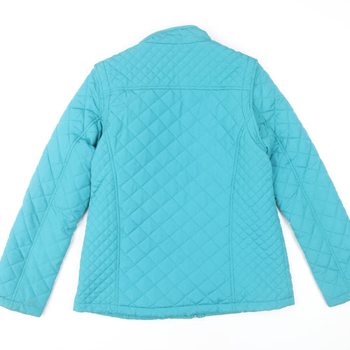 Dash Women's Blue Quilted Jacket Size 10