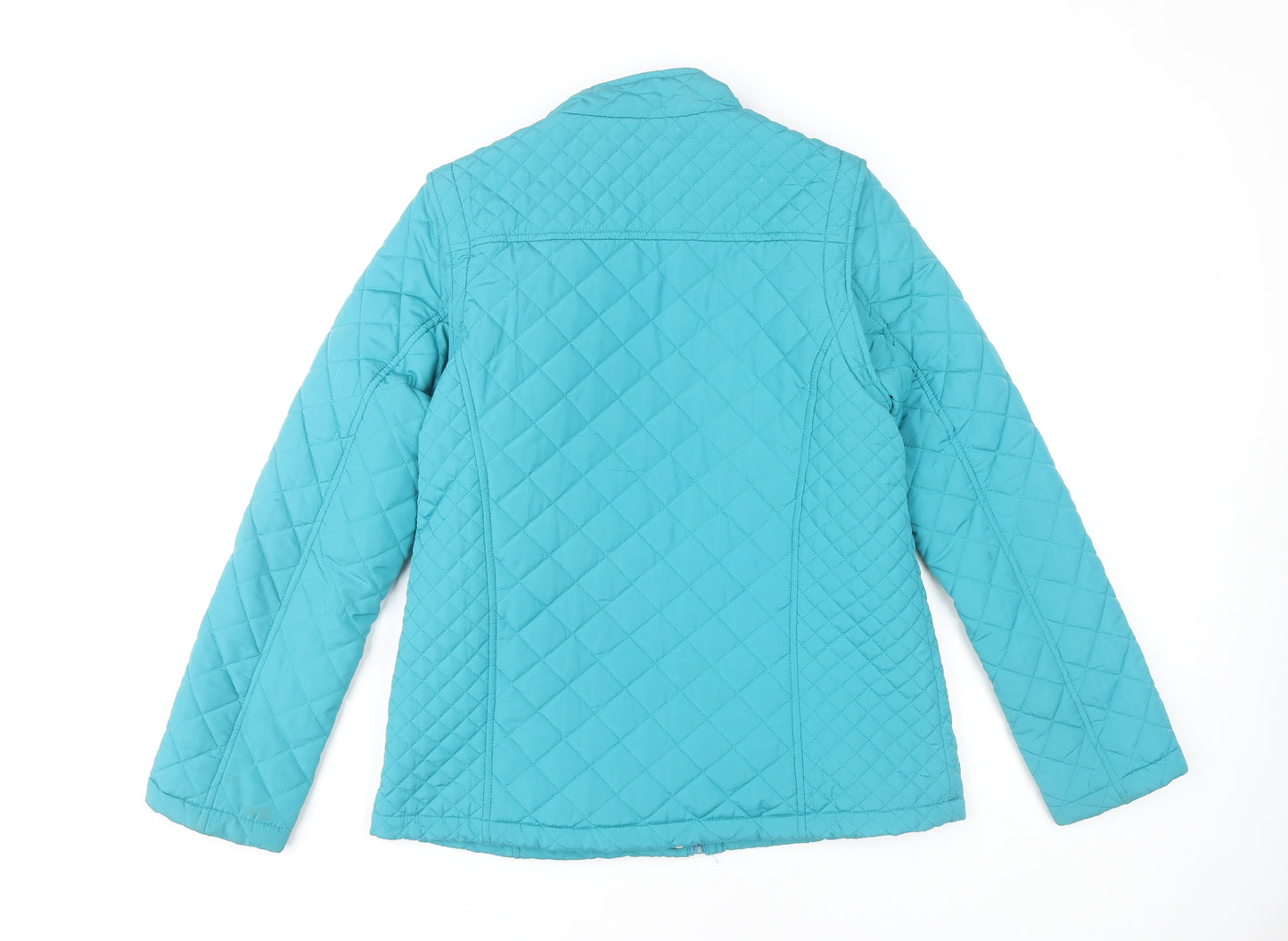 Dash Women's Blue Quilted Jacket Size 10