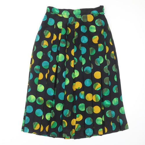 Jacques Vert Women's Multicoloured Pleated Midi Skirt Size 16
