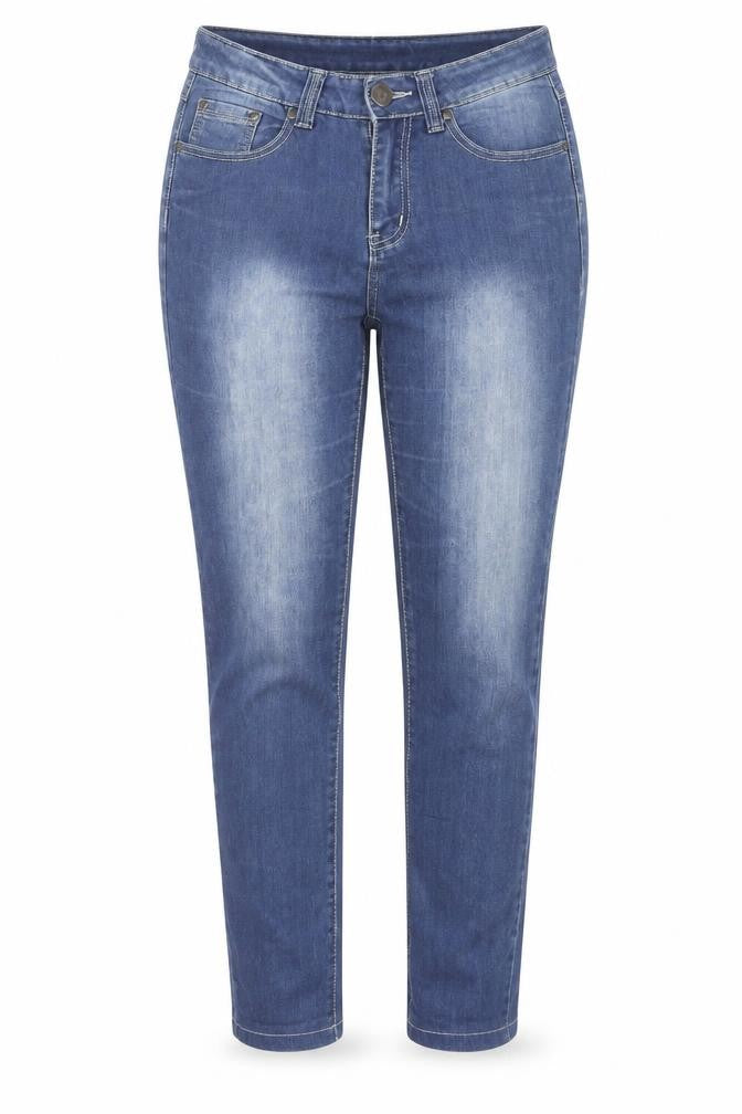 Front view of RRS Jeans Women's Blue Skinny Denim, size 12
