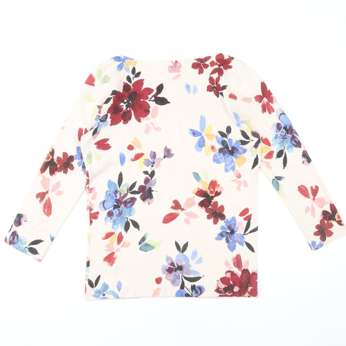Monsoon Women's Multicoloured Floral Jumper Size 8