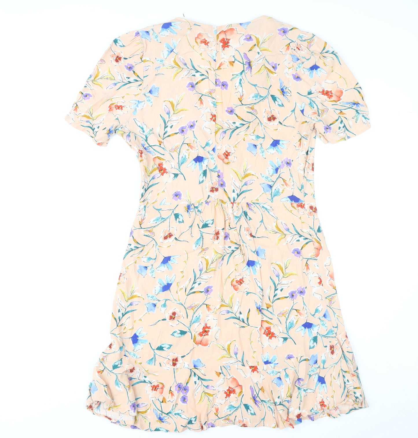 MNG Women's Multicoloured Floral A-Line Dress Size 10