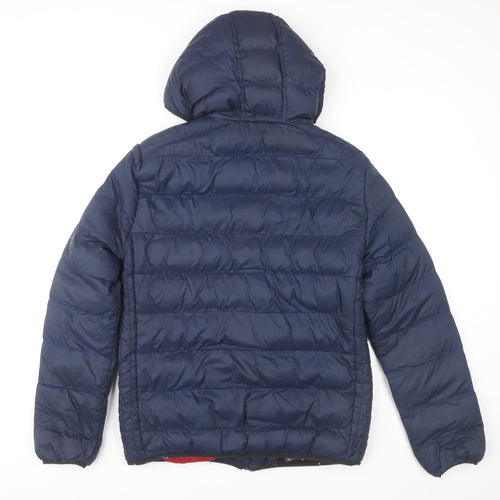 Tokyo Laundry Men's Blue Puffer Jacket, Small