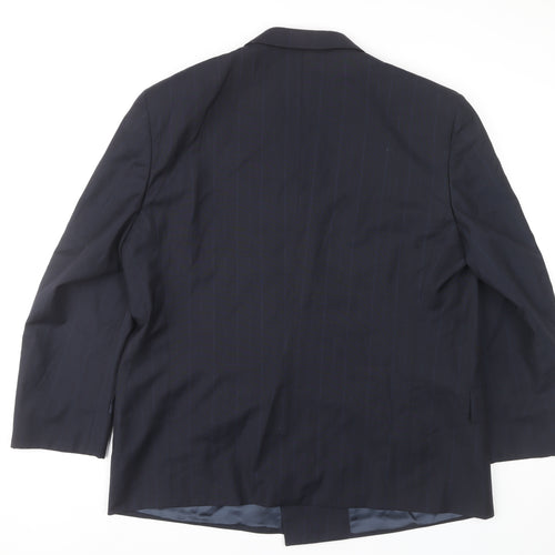 Marks and Spencer Men's Blue Wool Jacket 44S