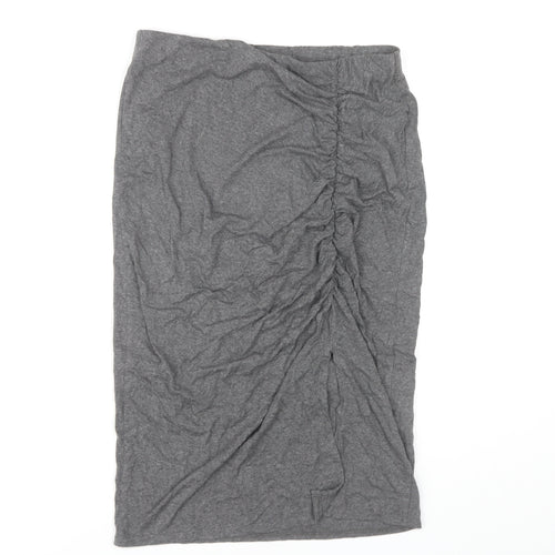 Dorothy Perkins Women's Grey Skirt, Size 12, No Pattern