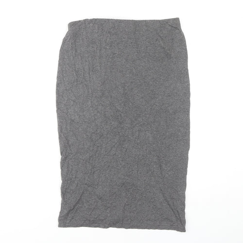 Dorothy Perkins Women's Grey Skirt, Size 12, No Pattern