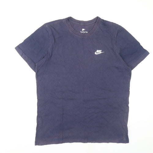 Nike Men's Blue Crew Neck T-Shirt Medium