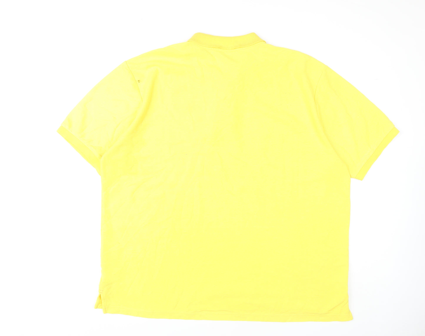 Slazenger Men's 3XL Yellow Polo, Casual Cotton Blend