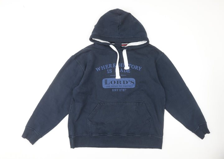 Lord's Men's Blue Pullover Hoodie - Size L