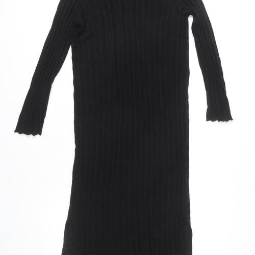 Very Women's Black Midi Sheath Dress Size 14