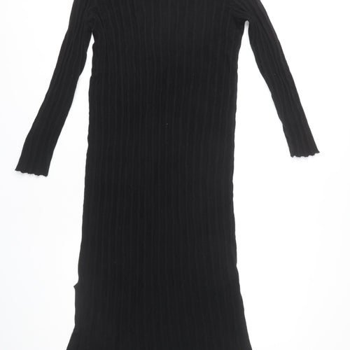 Very Women's Black Midi Sheath Dress Size 14
