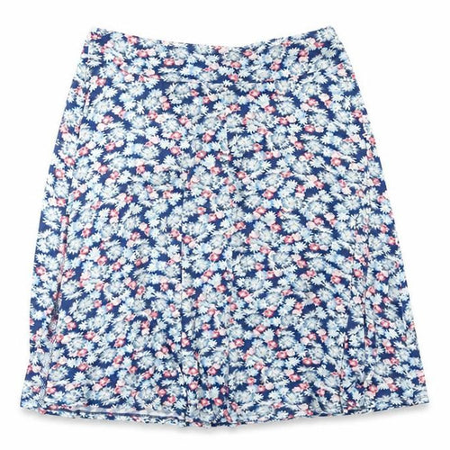 Marks and Spencer Women's Blue Floral A-Line Skirt 20