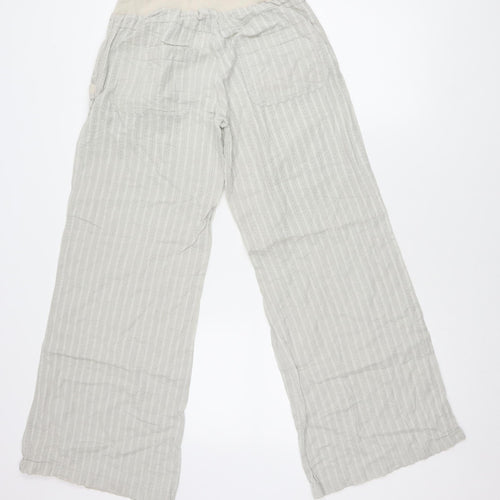DIVIDED Women's Beige Cropped Trousers Size 8