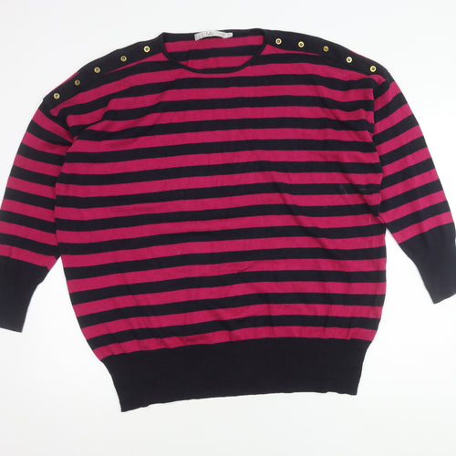 Isle Women's Multicoloured Plus Pullover Jumper
