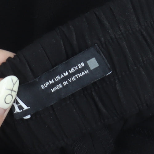 Zara Women's Black Straight Trousers Size 12