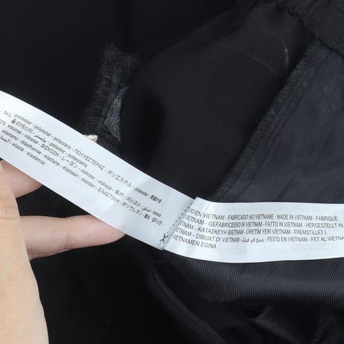 Zara Women's Black Straight Trousers Size 12