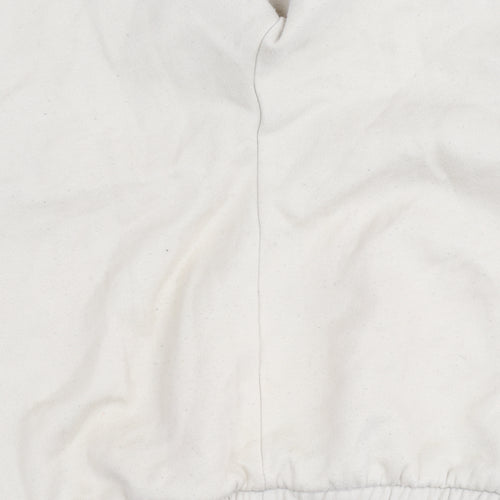 BoohooMAN Men's Beige Sweat Shorts M Drawstring Casual