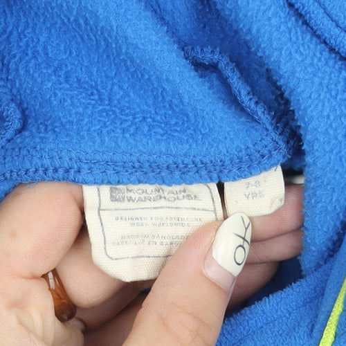 Mountain Warehouse Boys Blue Full Zip Hoodie 7-8 Years