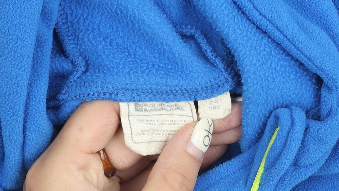 Mountain Warehouse Boys Blue Full Zip Hoodie 7-8 Years