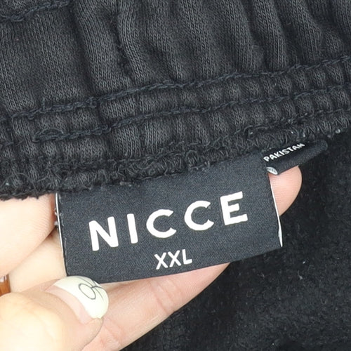 Nicce Men's Black Jogger Trousers 2XL