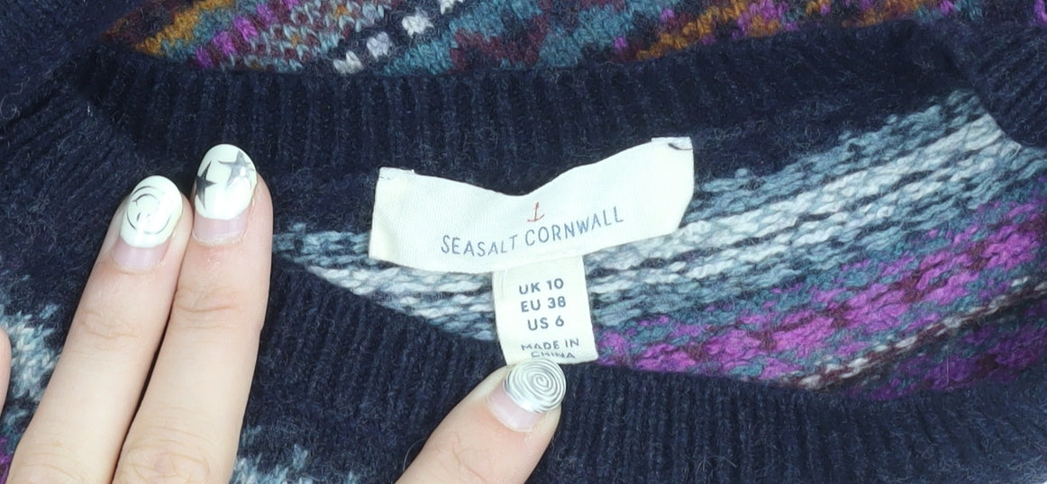 Seasalt Cornwall Women's Multicoloured Jumper Dress, UK 10