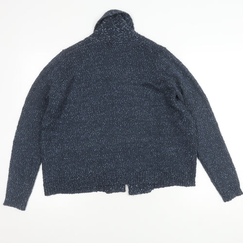 Marks and Spencer Women's Blue Open Front Cardigan Size 10