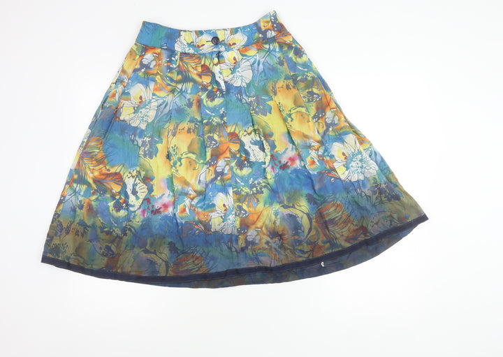 Debbie Shuchat Women's Multicoloured A-Line Knee Skirt
