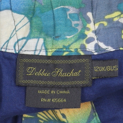Debbie Shuchat Women's Multicoloured A-Line Knee Skirt