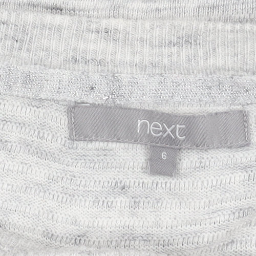 Next Women's Grey Crew Neck Jumper, Size 6