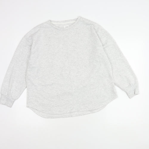 John Lewis Women's Grey Crew Neck Jumper, M