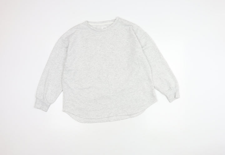 John Lewis Women's Grey Crew Neck Jumper, M