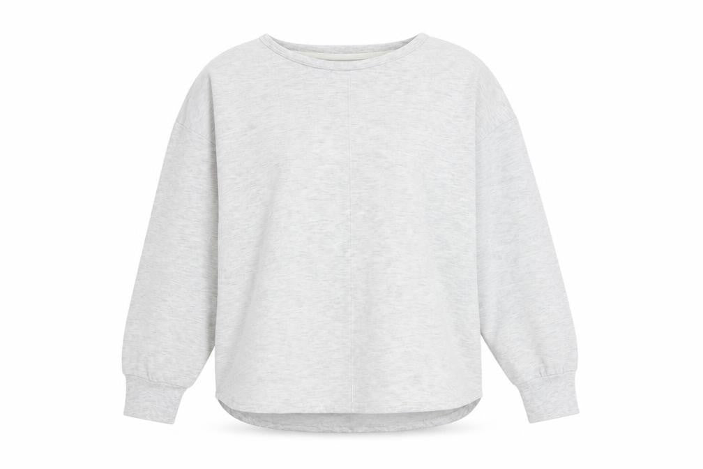John Lewis Women's Grey Crew Neck Jumper, M