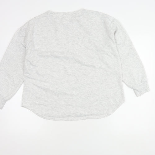 John Lewis Women's Grey Crew Neck Jumper, M
