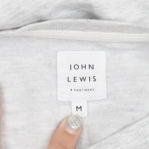 John Lewis Women's Grey Crew Neck Jumper, M