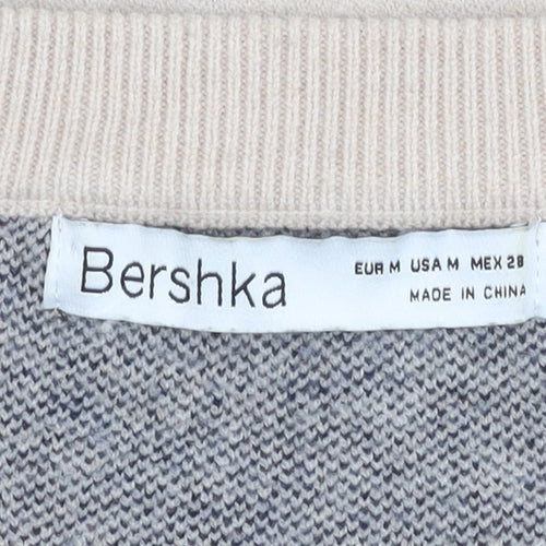 Bershka Women's Beige Pullover Jumper Size 12
