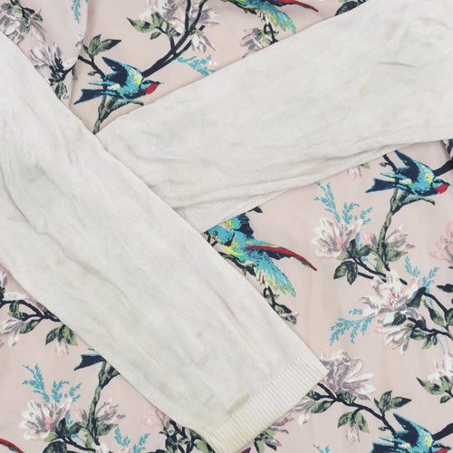 Oasis Multicoloured Floral Tunic Blouse, L - Women's Casual Chic