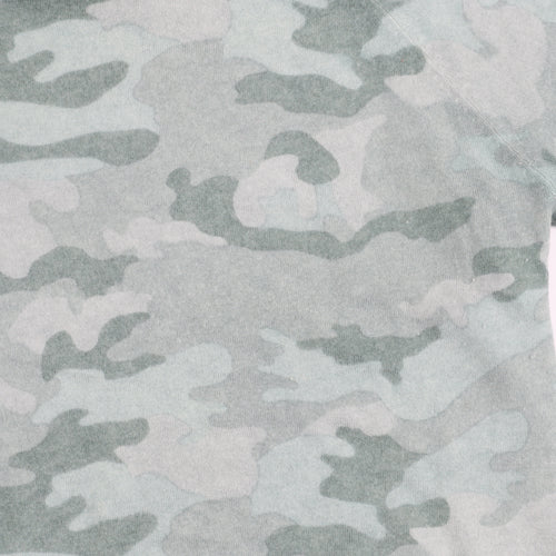 hush Women's Green XL Camouflage Wool Pullover