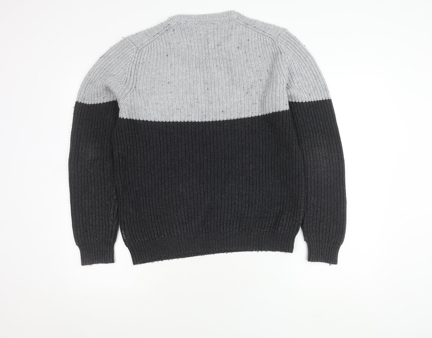 Ted Baker Men's Grey & Black Pullover - Size L