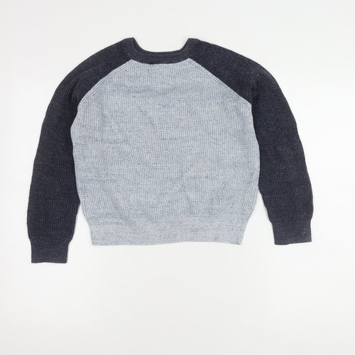 GAP Kids Boys Blue Grey M Pullover Jumper Casual Knit