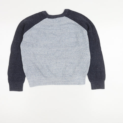 GAP Kids Boys Blue Grey M Pullover Jumper Casual Knit