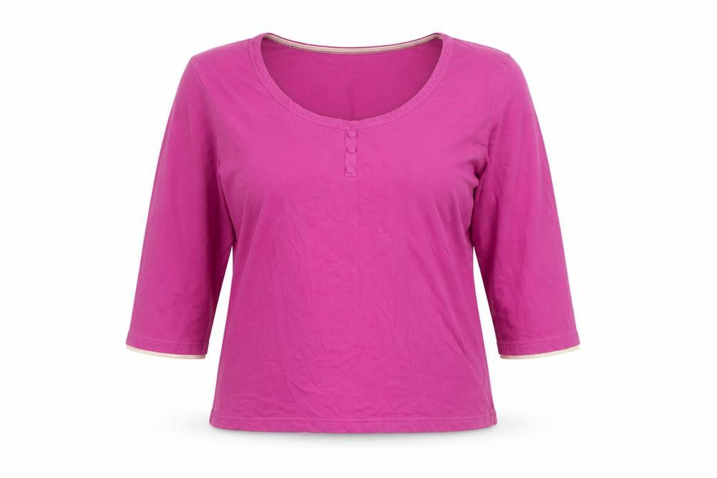 Tommy & Kate Women's Pink 3/4 Sleeve T-Shirt Size 16