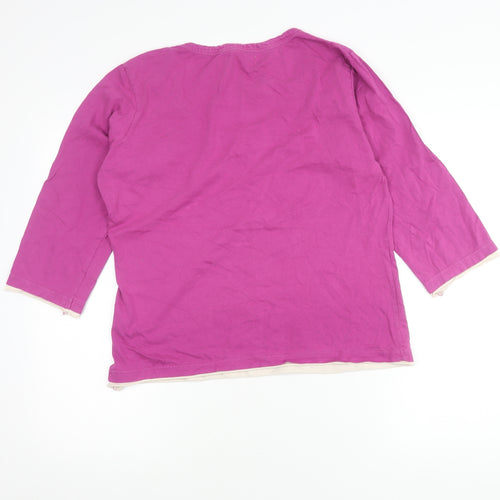Tommy & Kate Women's Pink 3/4 Sleeve T-Shirt Size 16