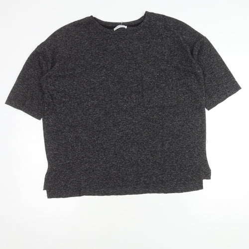 Zara Women Grey Knit Top Size 12
