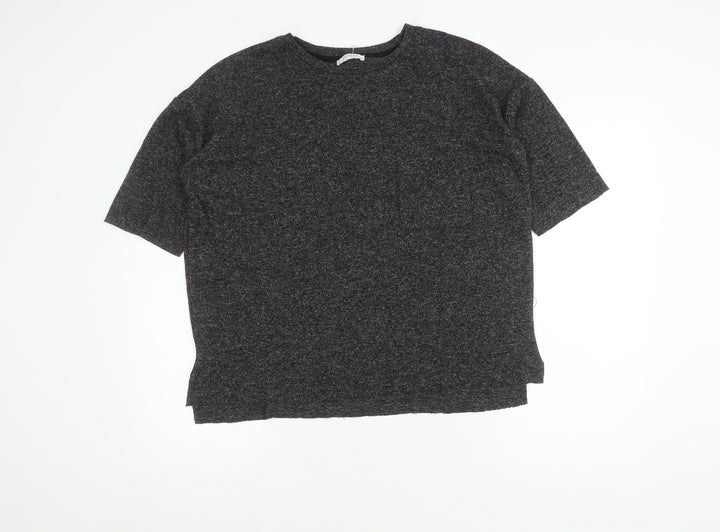 Zara Women Grey Knit Top Size 12