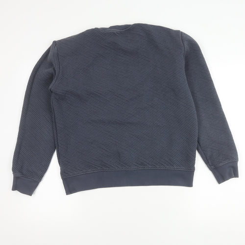 Marks and Spencer Men's Blue M Cotton Pullover Jumper