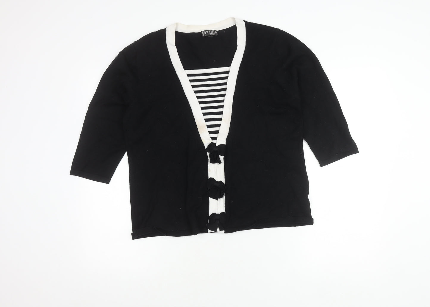 CASAMIA EXCLUSIVE Women's Black L Basic Blouse