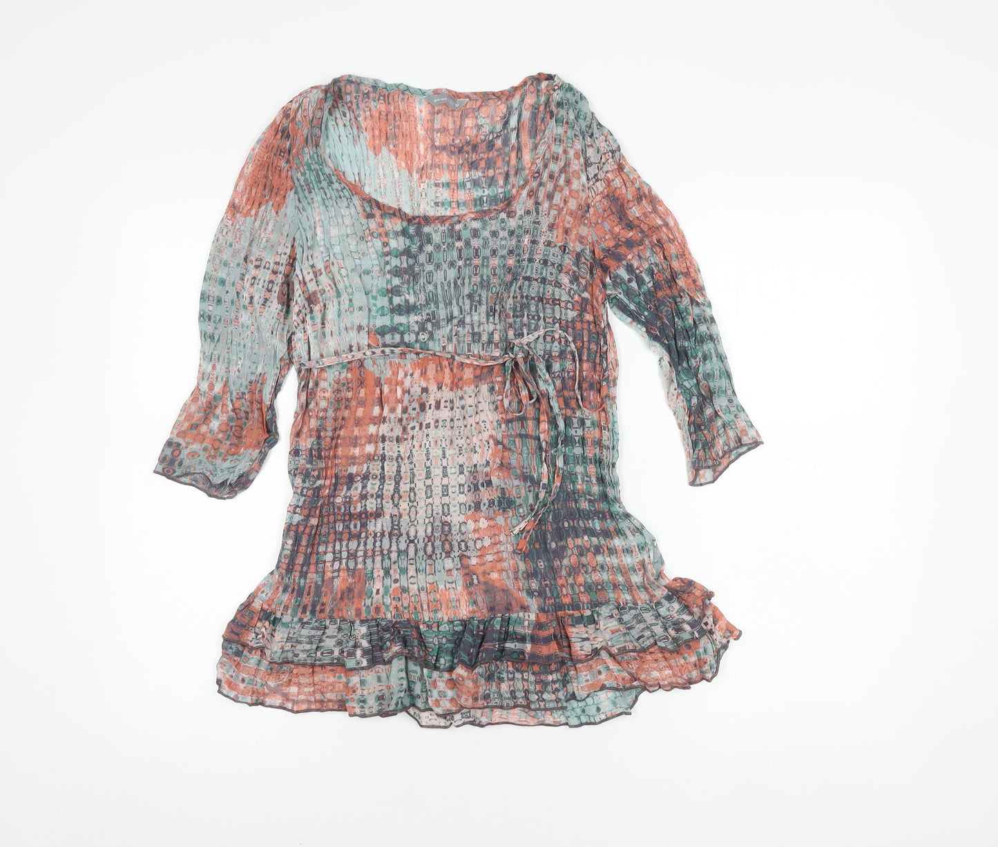 Per Una Women's Multicoloured Geometric Top, Size 10