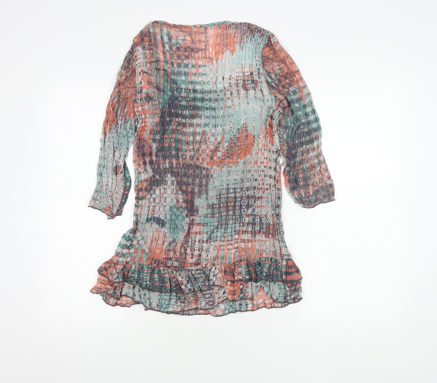 Per Una Women's Multicoloured Geometric Top, Size 10