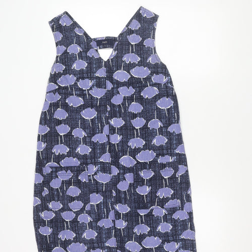 Next Women's Blue Floral Dress Size 10