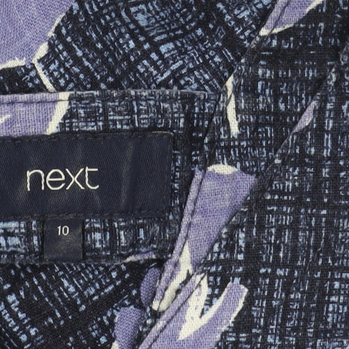 Next Women's Blue Floral Dress Size 10